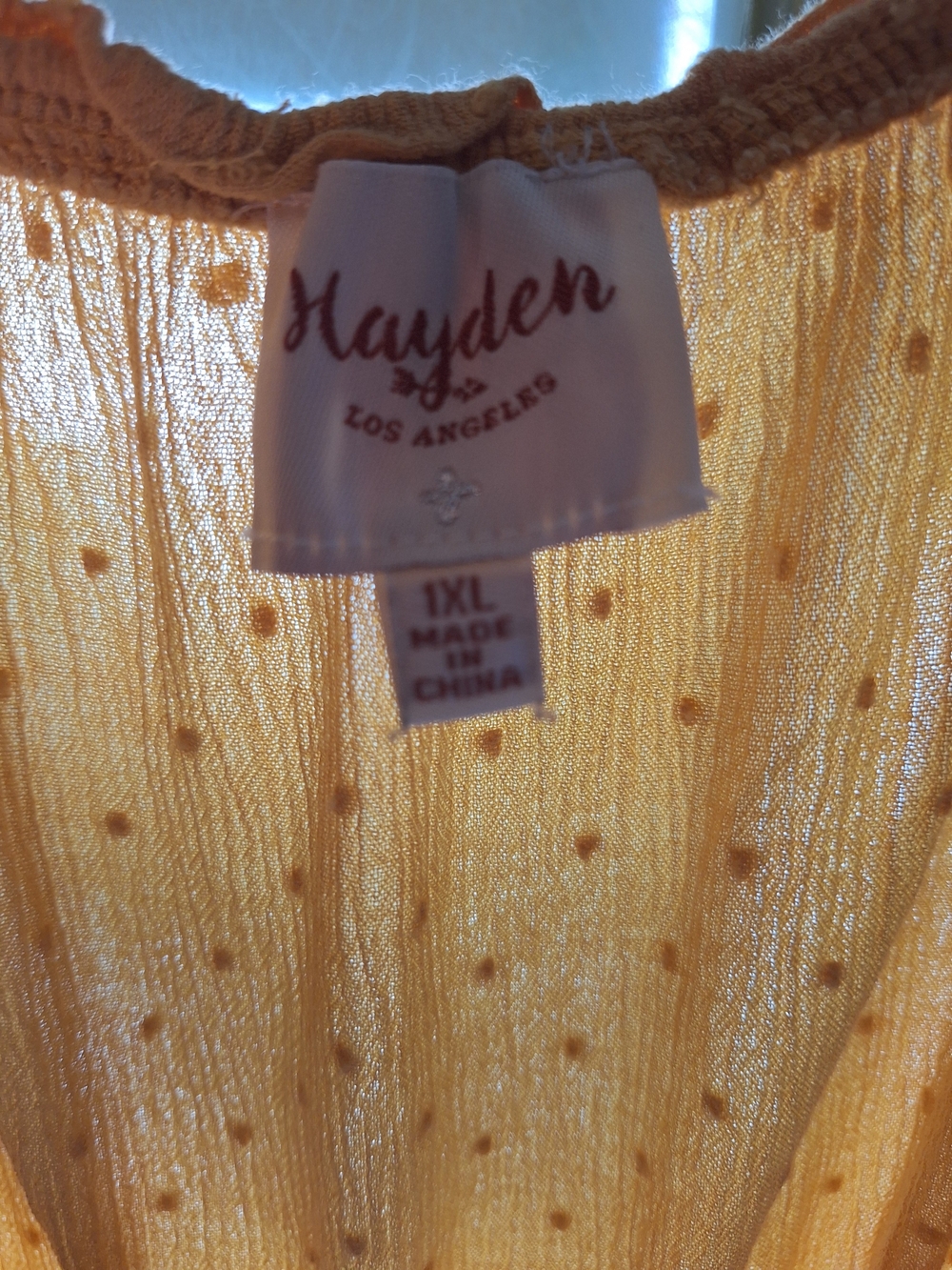 Hayden Mustard Yellow Smocked Midi Dress - Picture 2 of 4